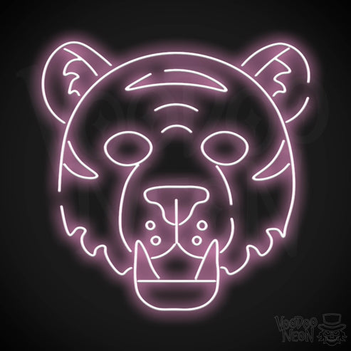Neon Tiger Wall Art | Neon Tiger Sign | Tiger Neon Sign | LED Sign ...