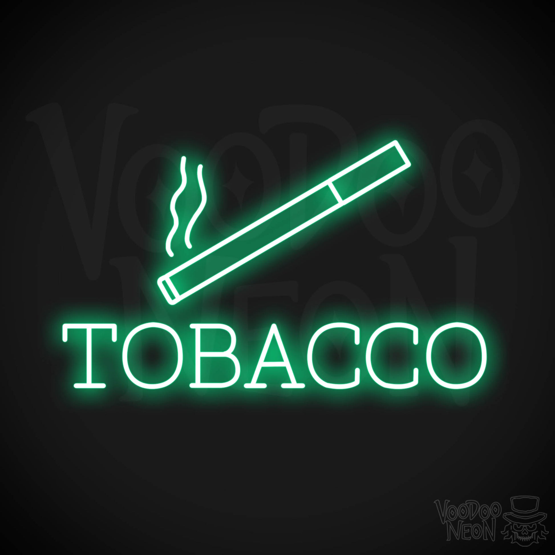 Tobacco Neon Sign - Green