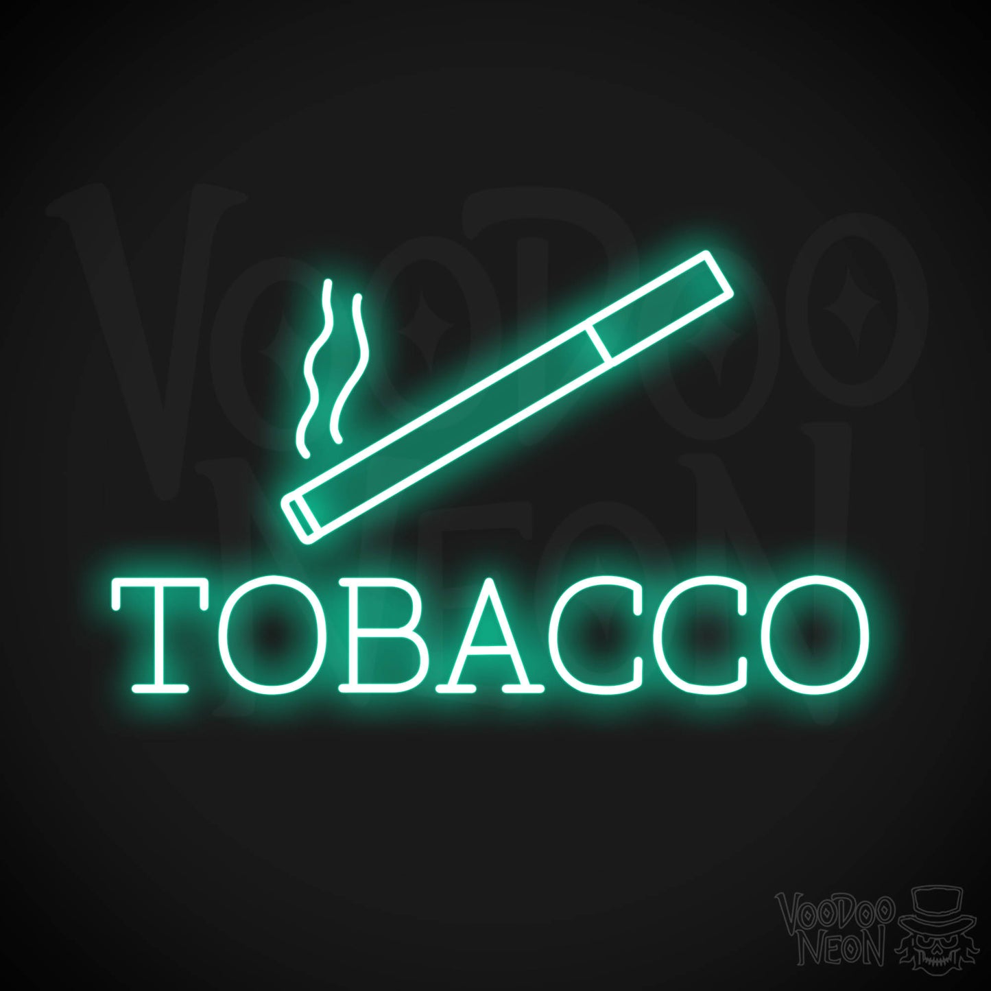 Tobacco Neon Sign - Light Green