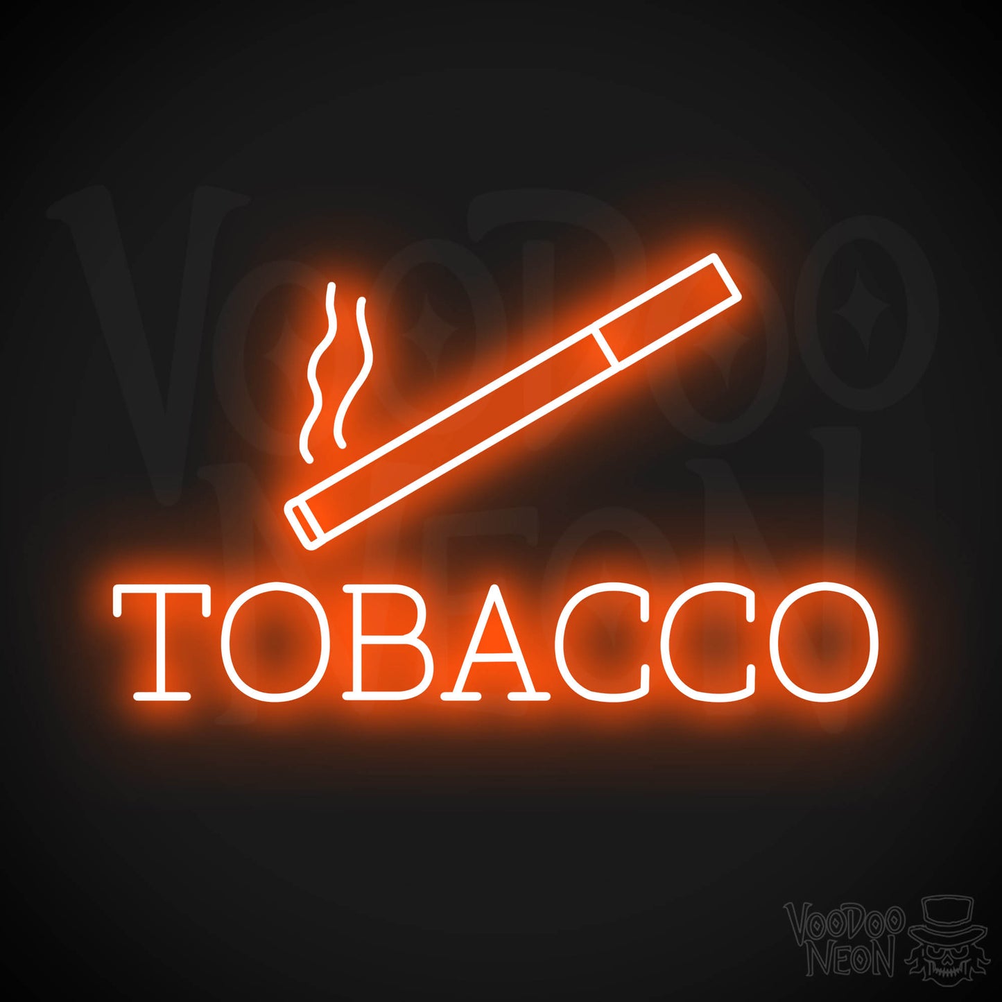 Tobacco Neon Sign - Orange