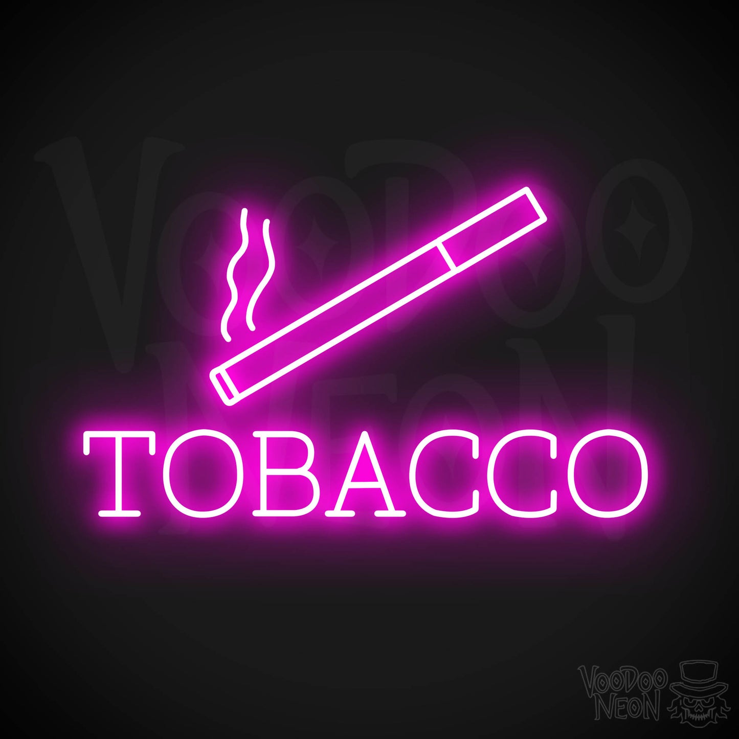 Tobacco Neon Sign - Pink