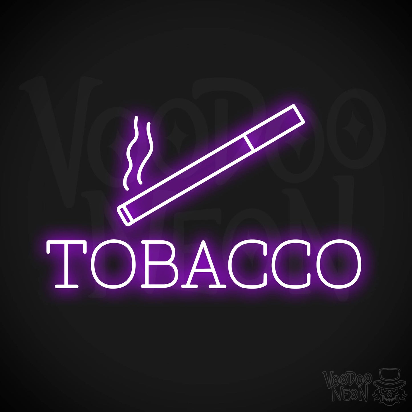 Tobacco Neon Sign - Purple