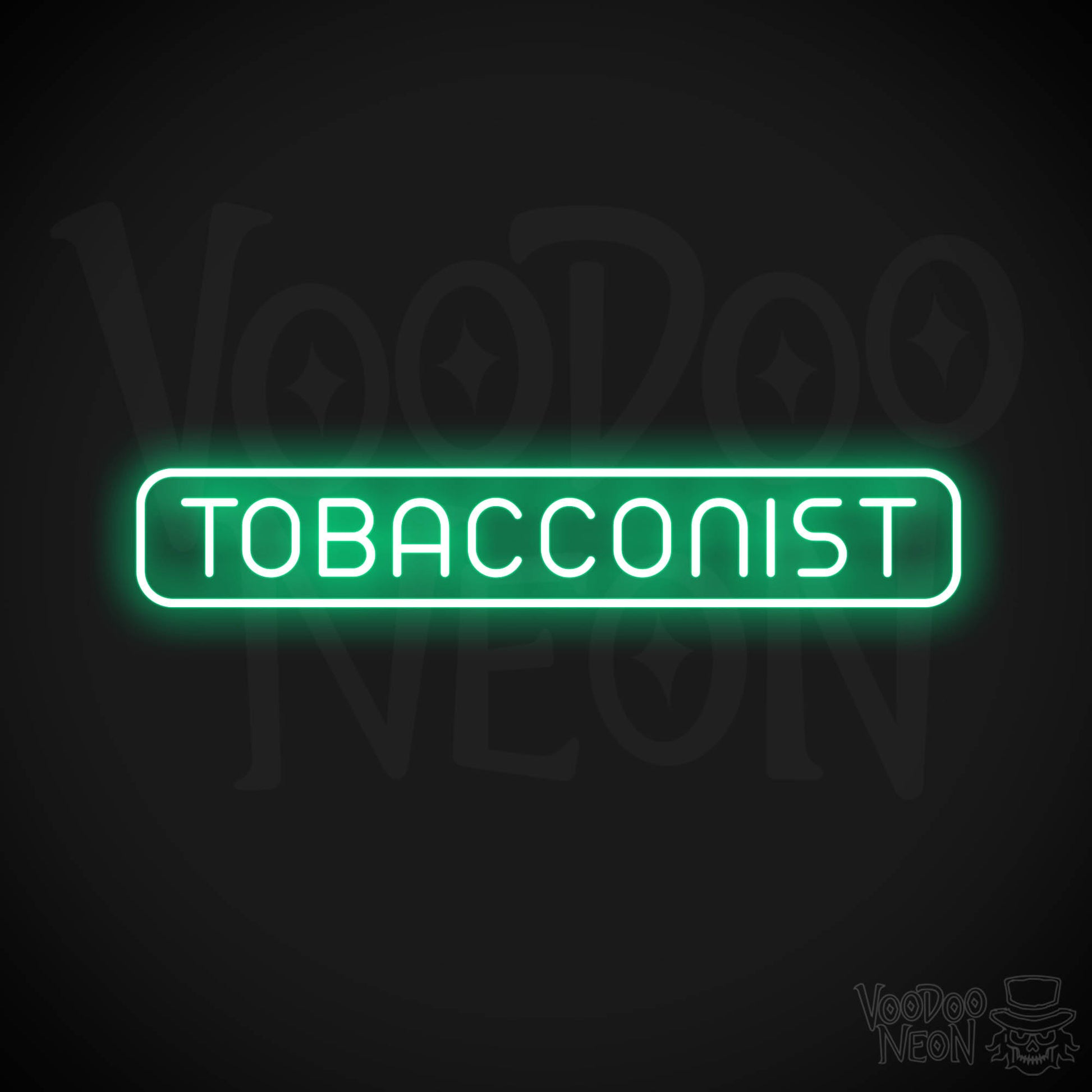 Tobacconist Neon Sign - Green