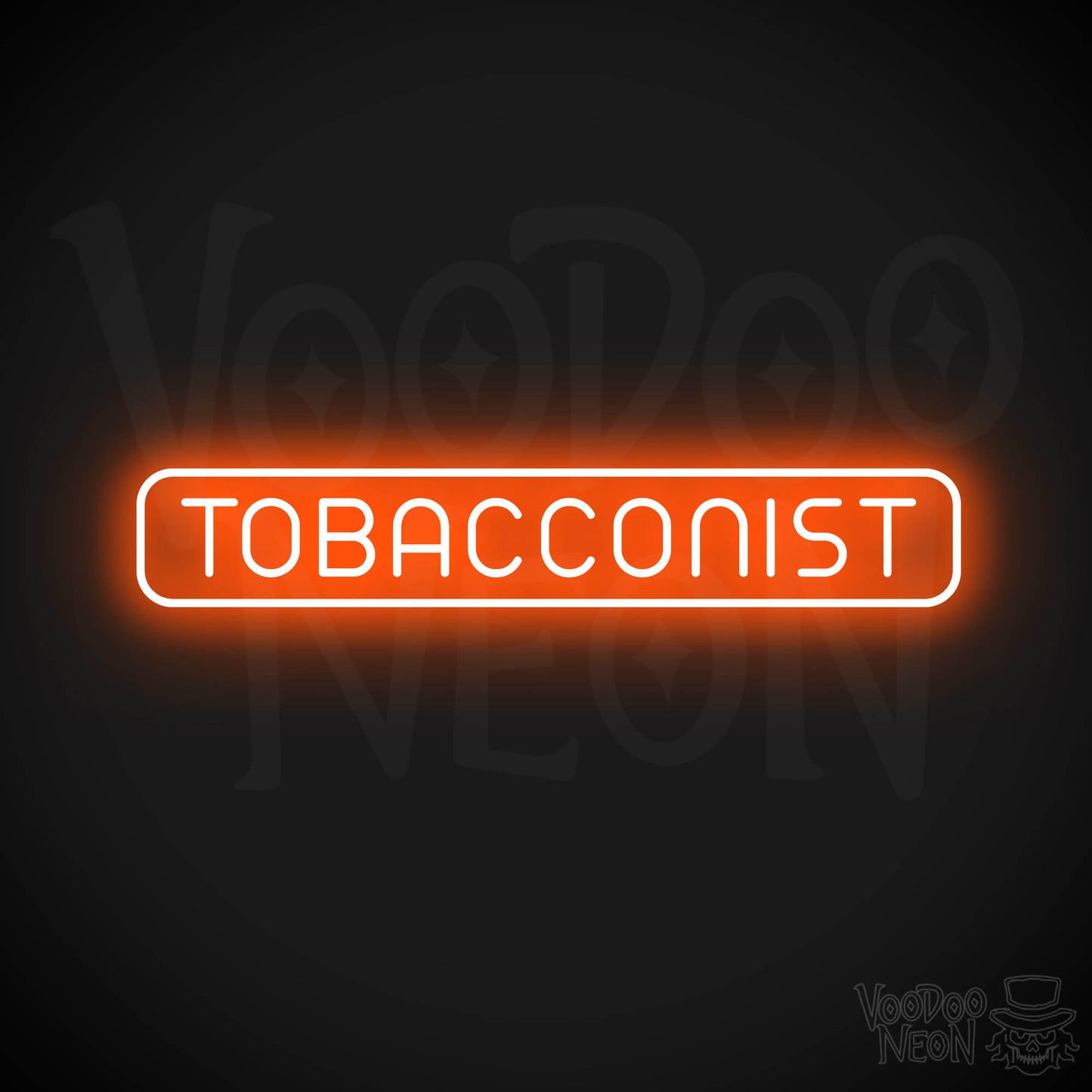 Tobacconist Neon Sign - Orange