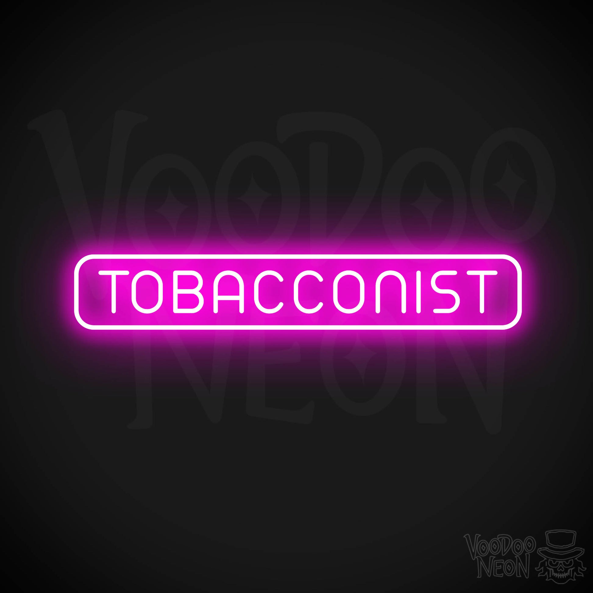 Tobacconist Neon Sign - Pink