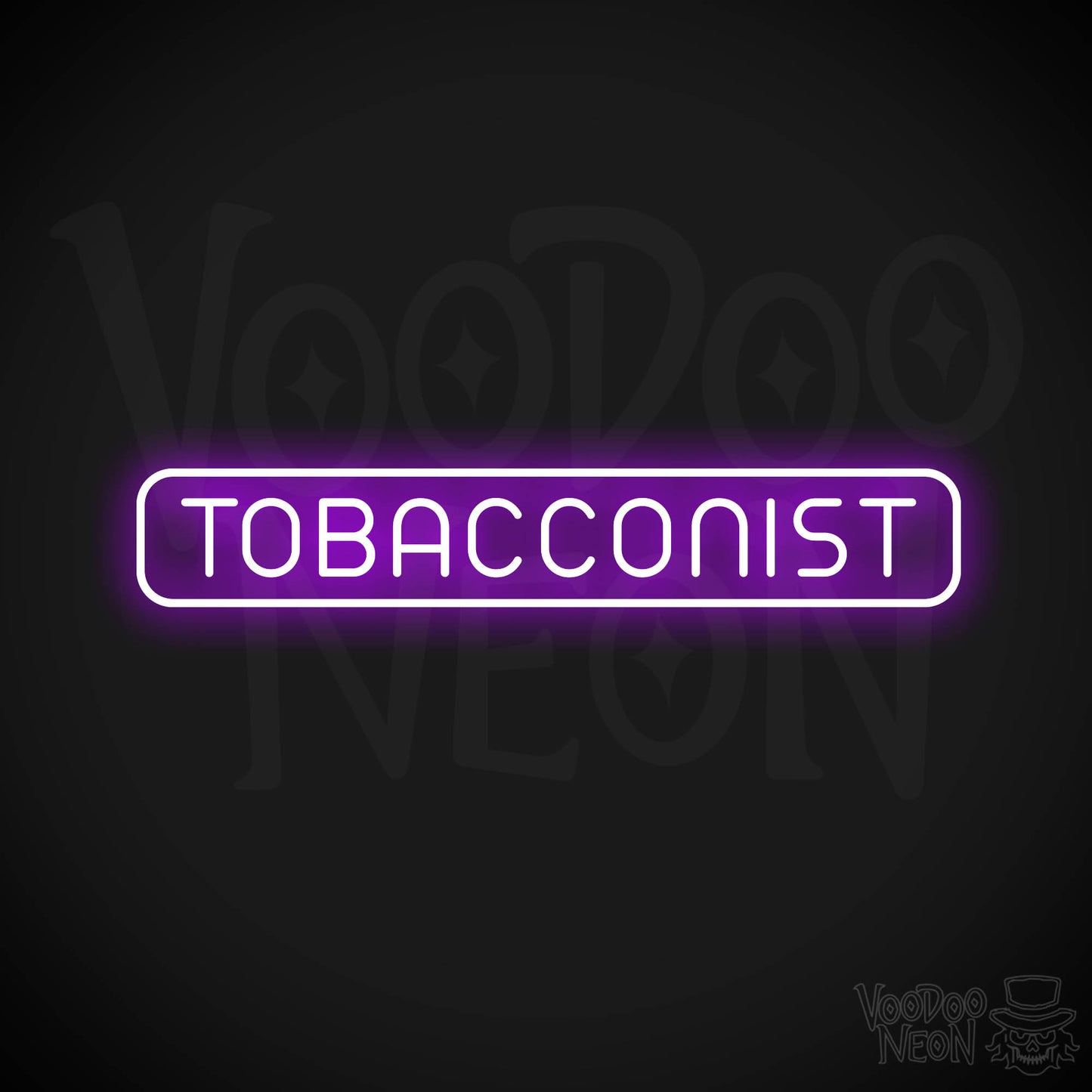 Tobacconist Neon Sign - Purple