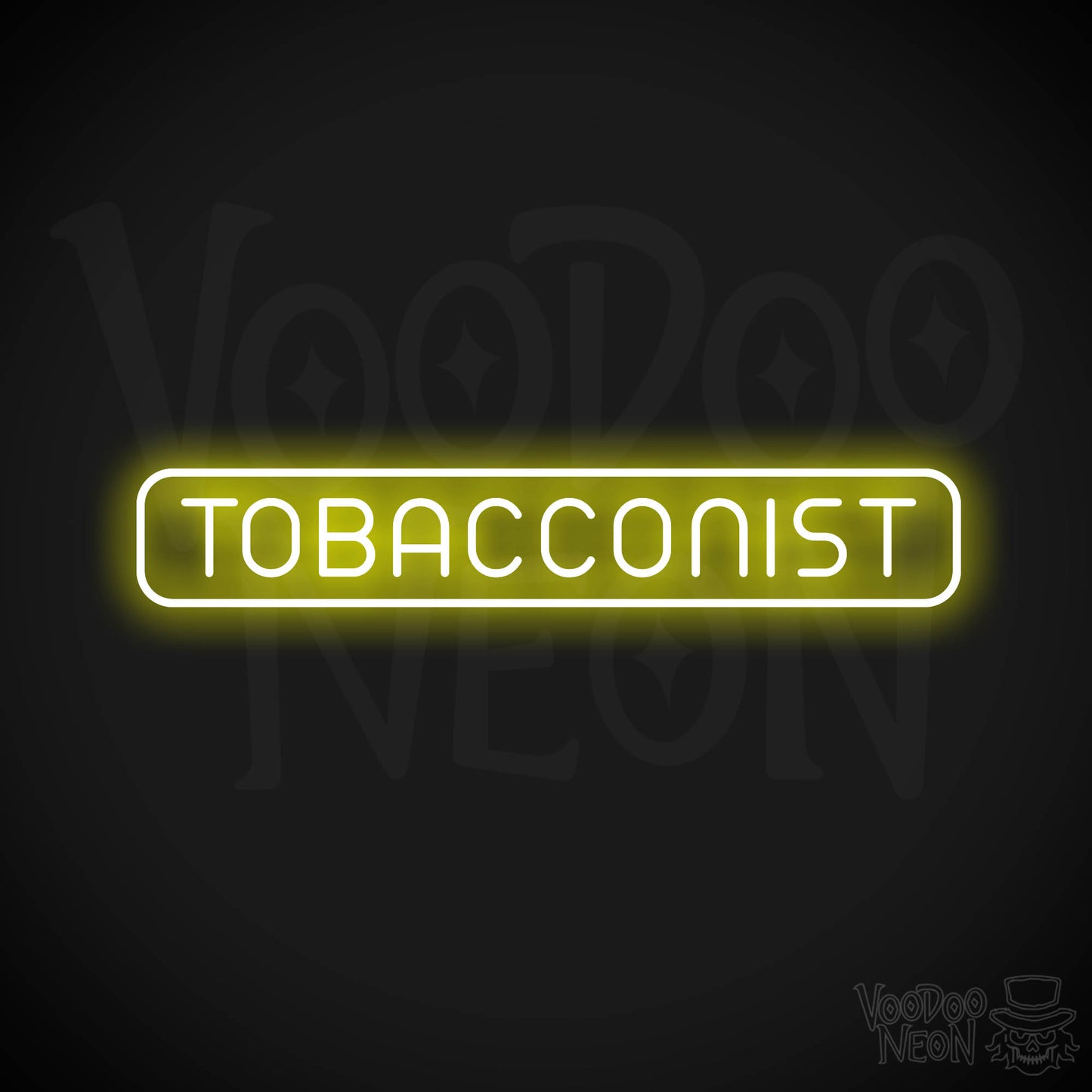 Tobacconist Neon Sign - Yellow