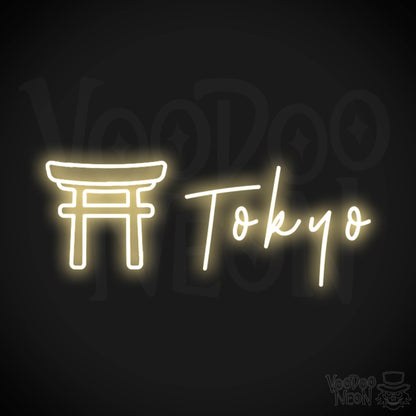 Tokyo Neon Sign - Neon Tokyo Sign - Wall Art - Color Warm White