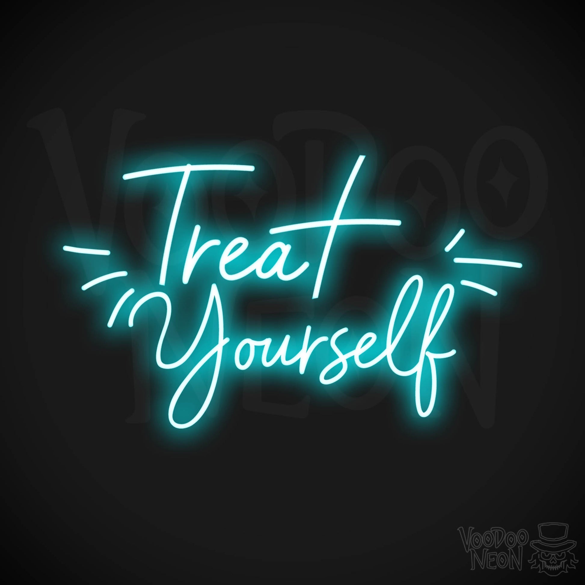 Treat Yourself LED Neon - Ice Blue