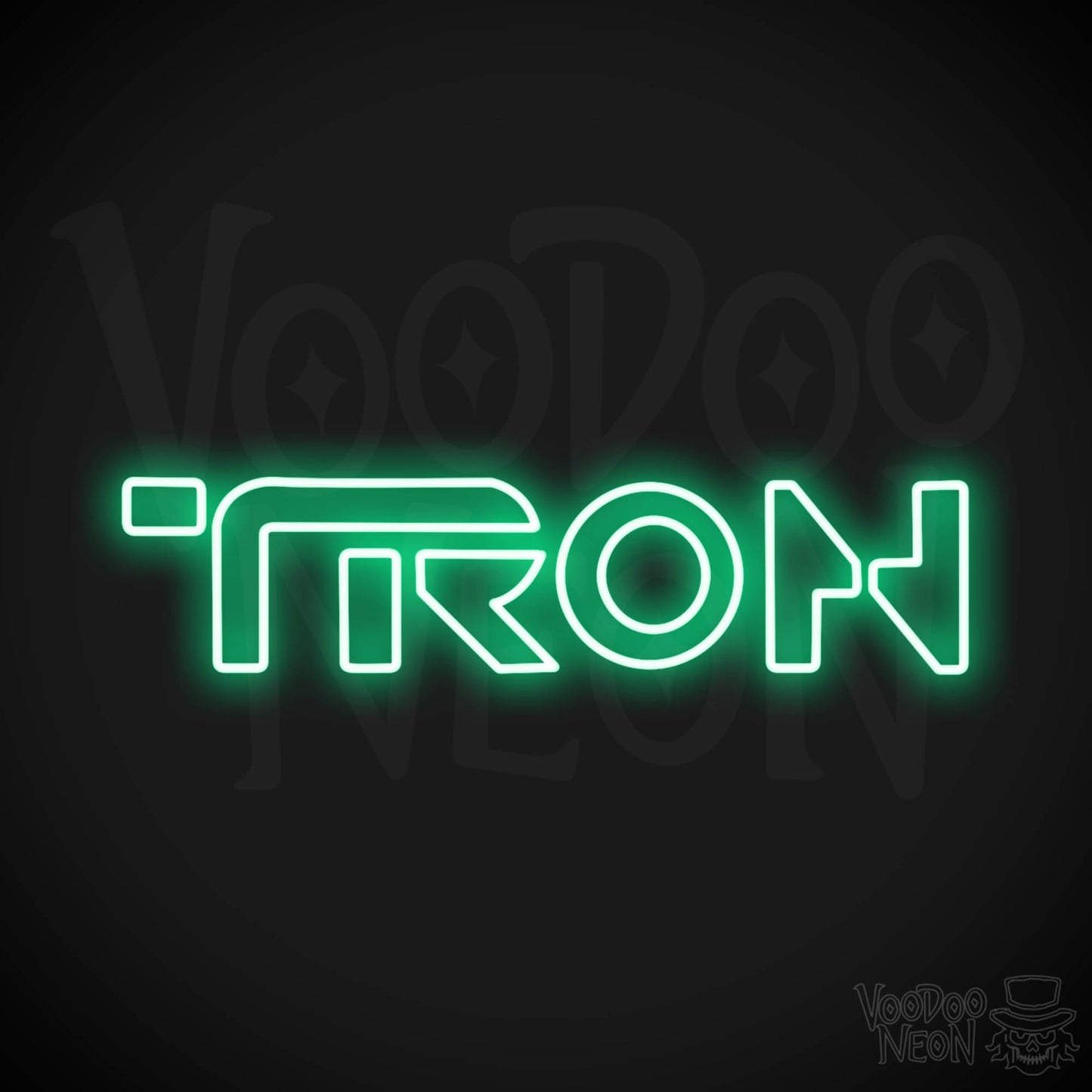 Tron Neon Sign - Neon Tron Sign - Movie LED Wall Art - Color Green