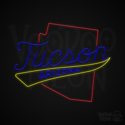 Tucson, Arizona Neon Sign - Multi-Color