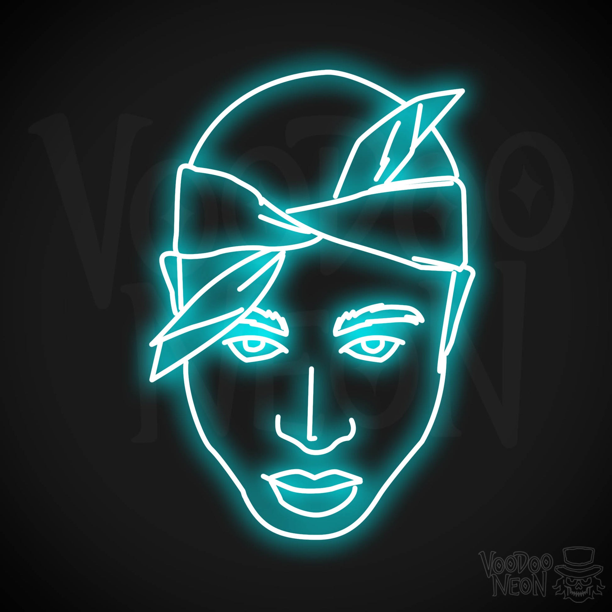 Tupac LED Neon - Ice Blue