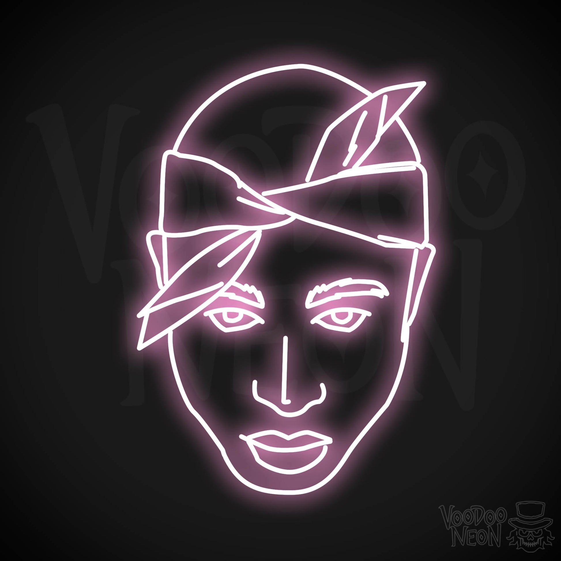 Tupac LED Neon - Light Pink