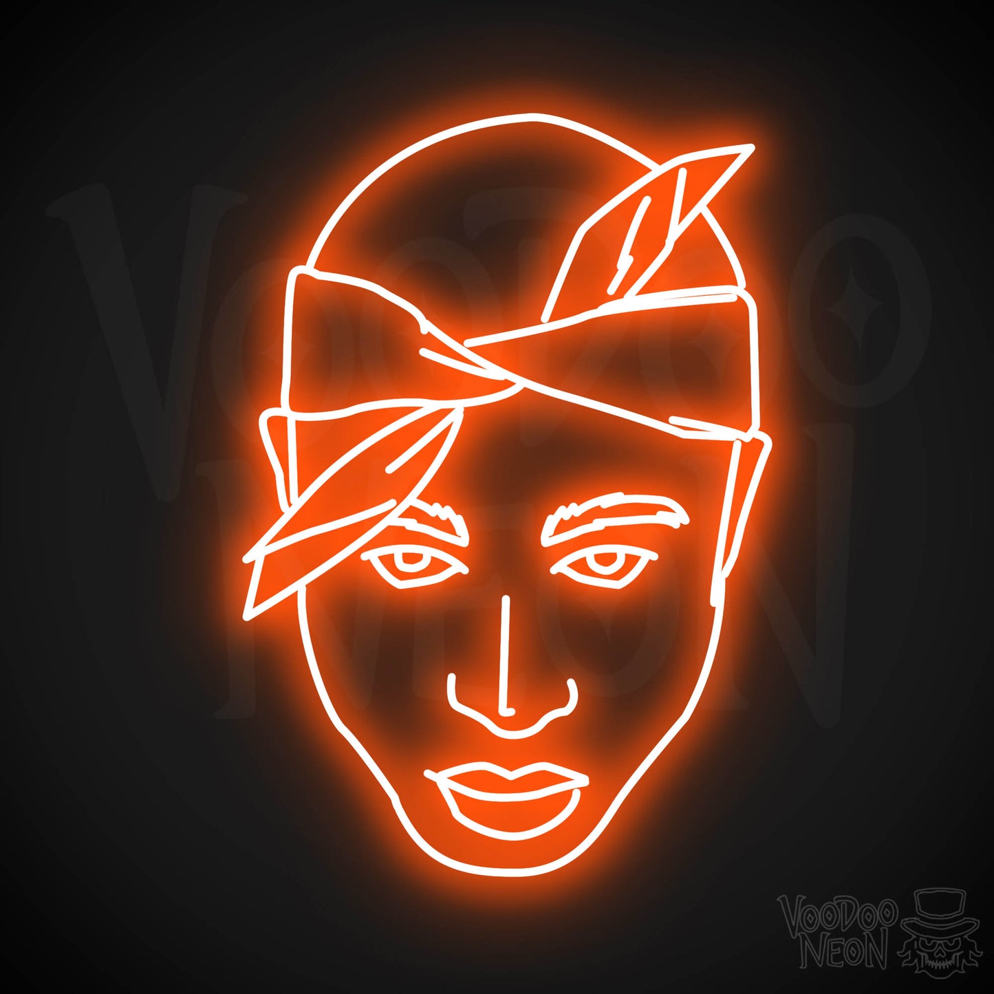 Tupac LED Neon - Orange