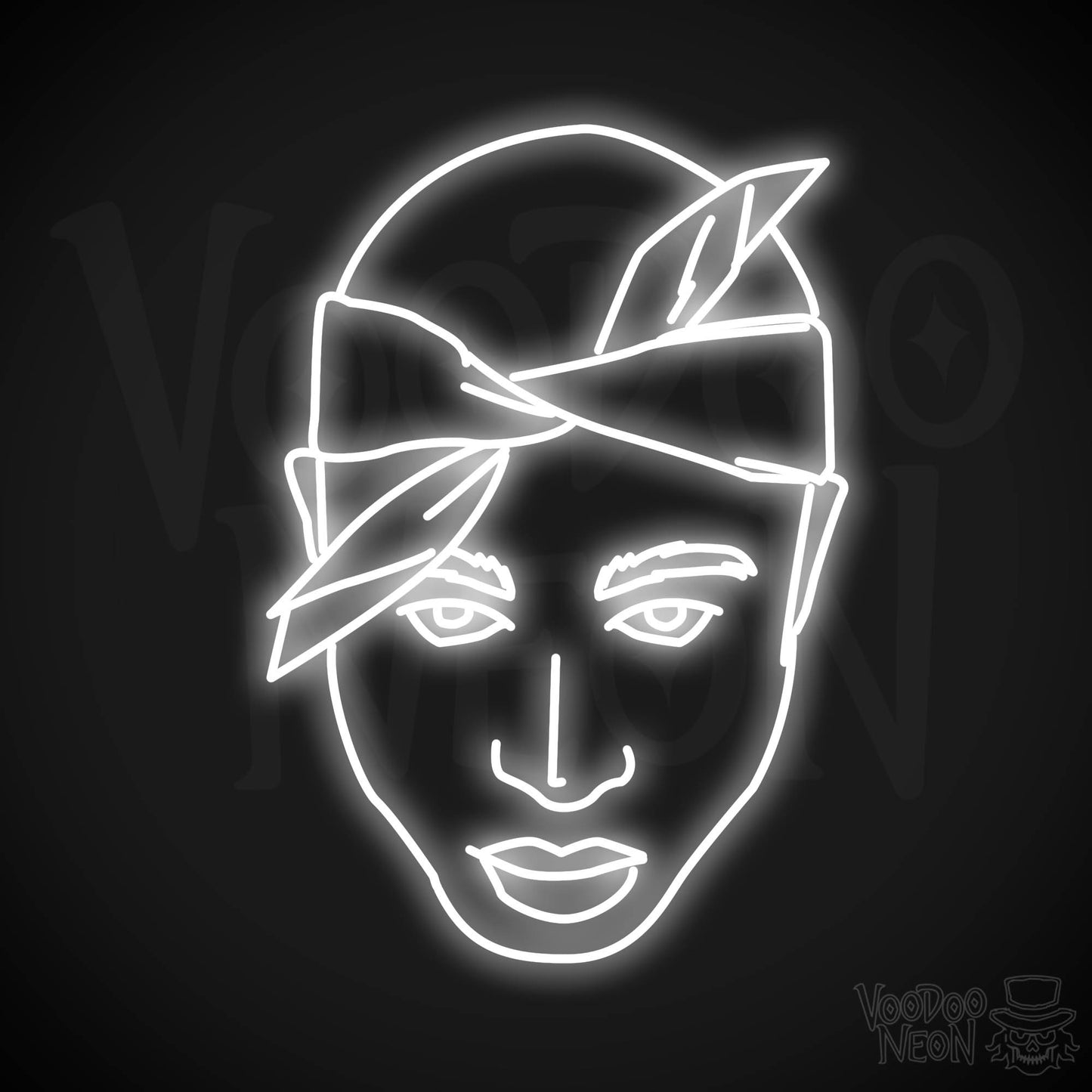 Tupac LED Neon - White