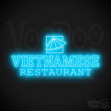 Vietnamese Restaurant LED Neon - Dark Blue