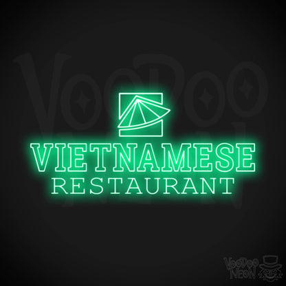 Vietnamese Restaurant LED Neon - Green
