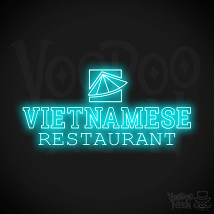 Vietnamese Restaurant LED Neon - Ice Blue