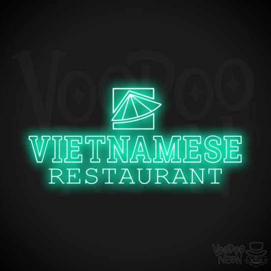Vietnamese Restaurant LED Neon - Light Green