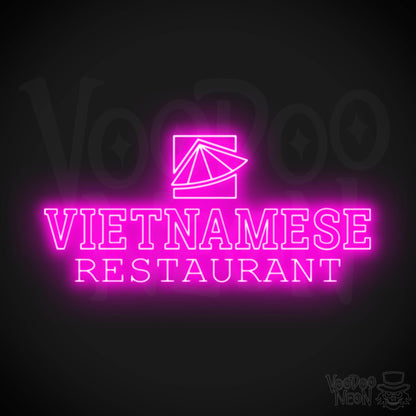 Vietnamese Restaurant LED Neon - Pink