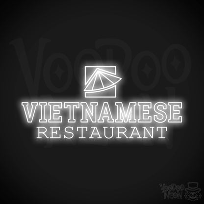 Vietnamese Restaurant LED Neon - White