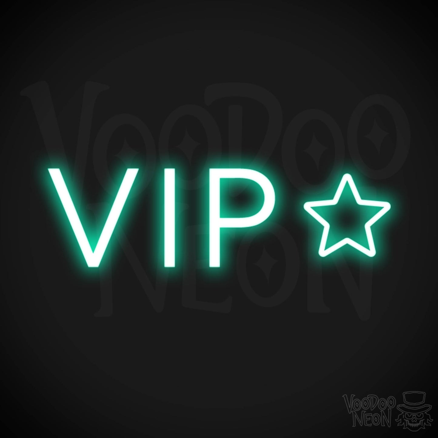 VIP Neon Sign - Neon VIP Sign - VIP LED Sign - Color Light Green