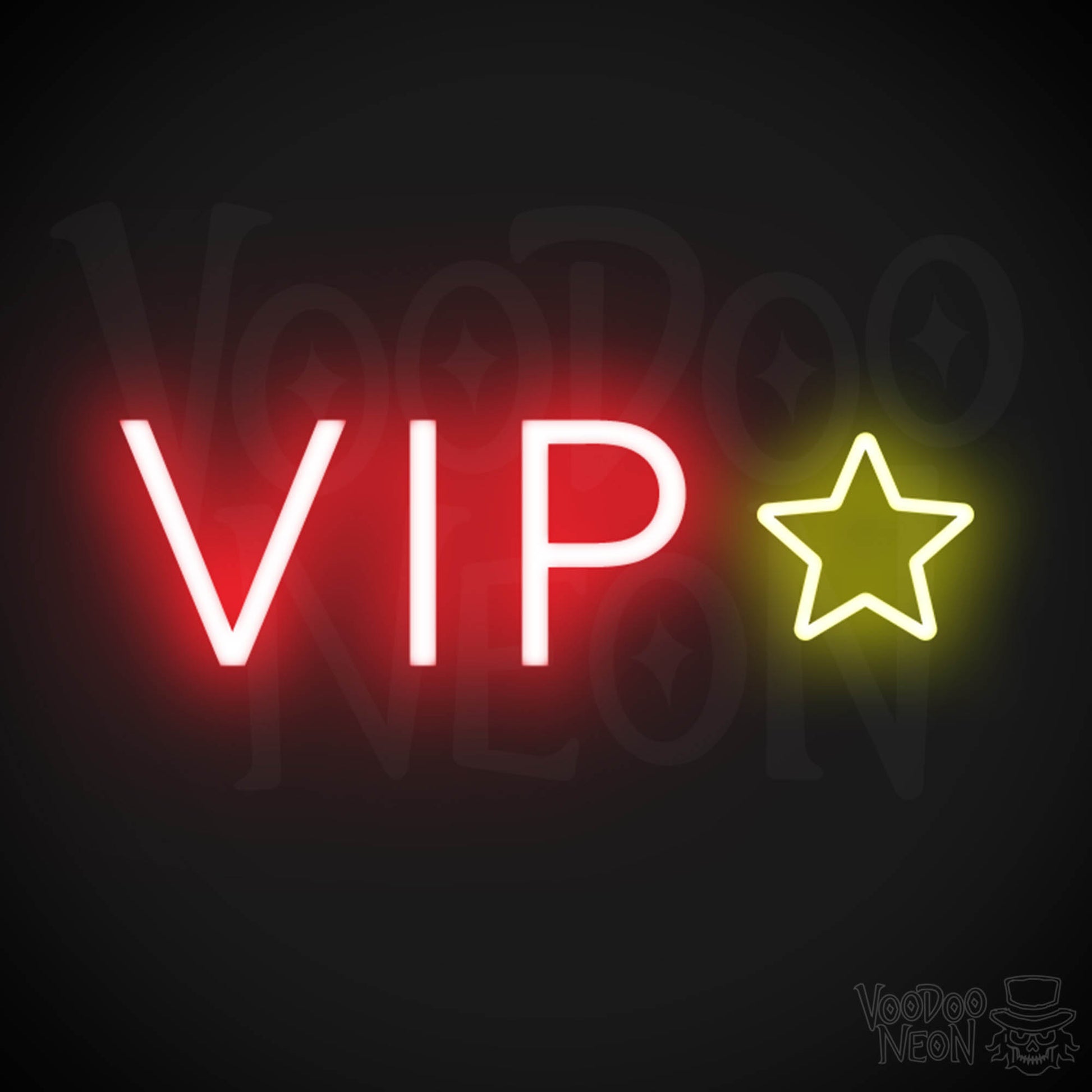 VIP Neon Sign - Neon VIP Sign - VIP LED Sign - Color Multi-Color