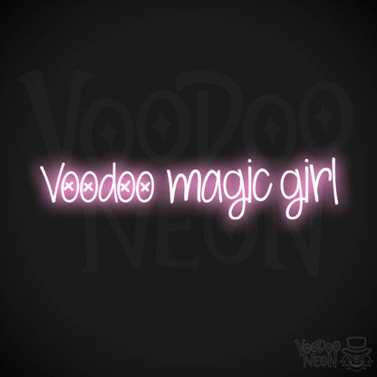 Voodoo Magic Girl LED Neon - Light Pink