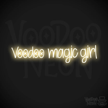 Voodoo Magic Girl LED Neon - Warm White