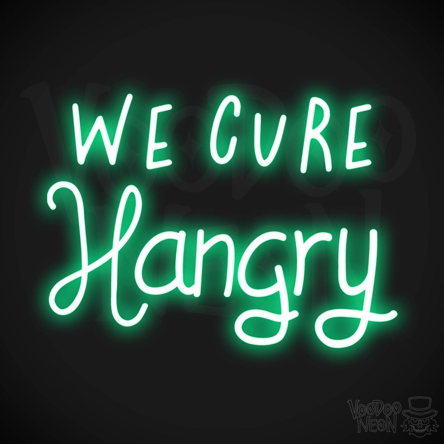 We Cure Hangry LED Neon - Green