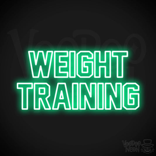 Weight Training LED Neon - Green
