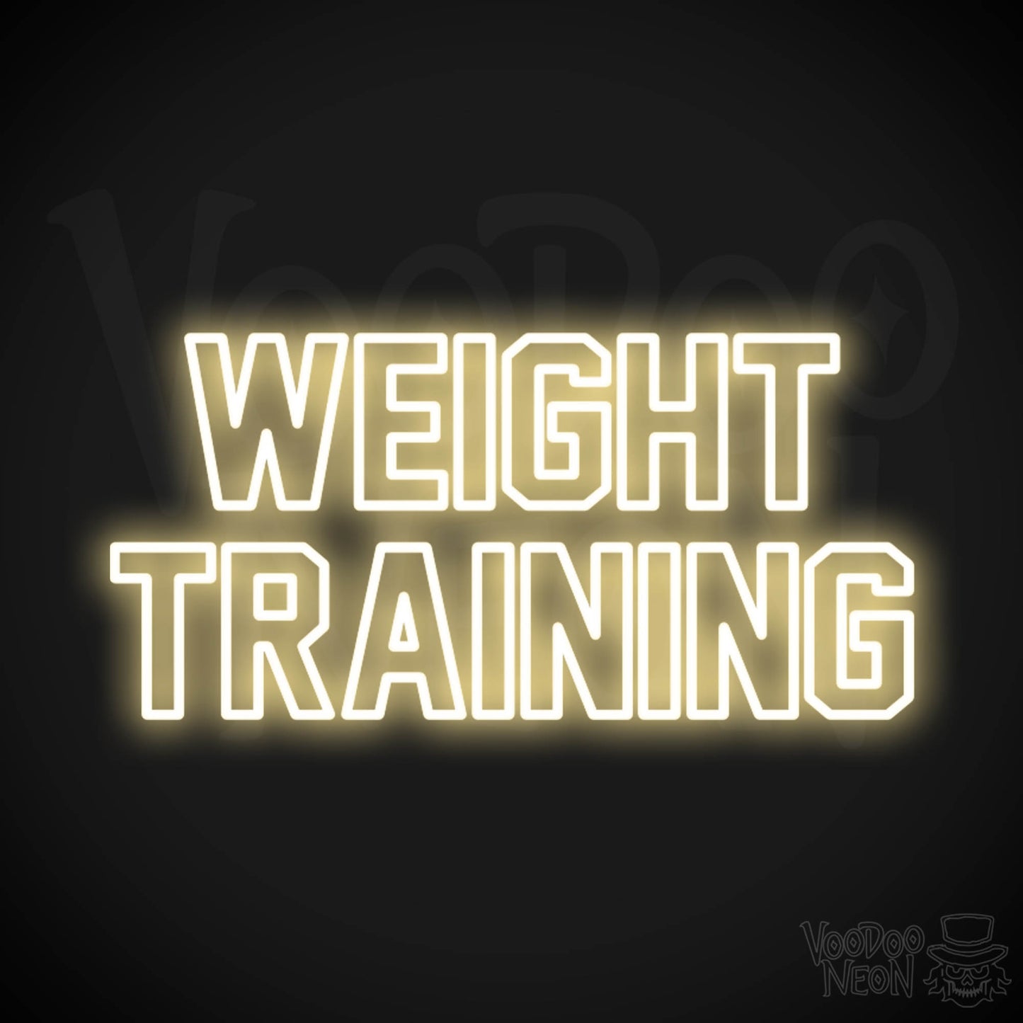 Weight Training LED Neon - Warm White