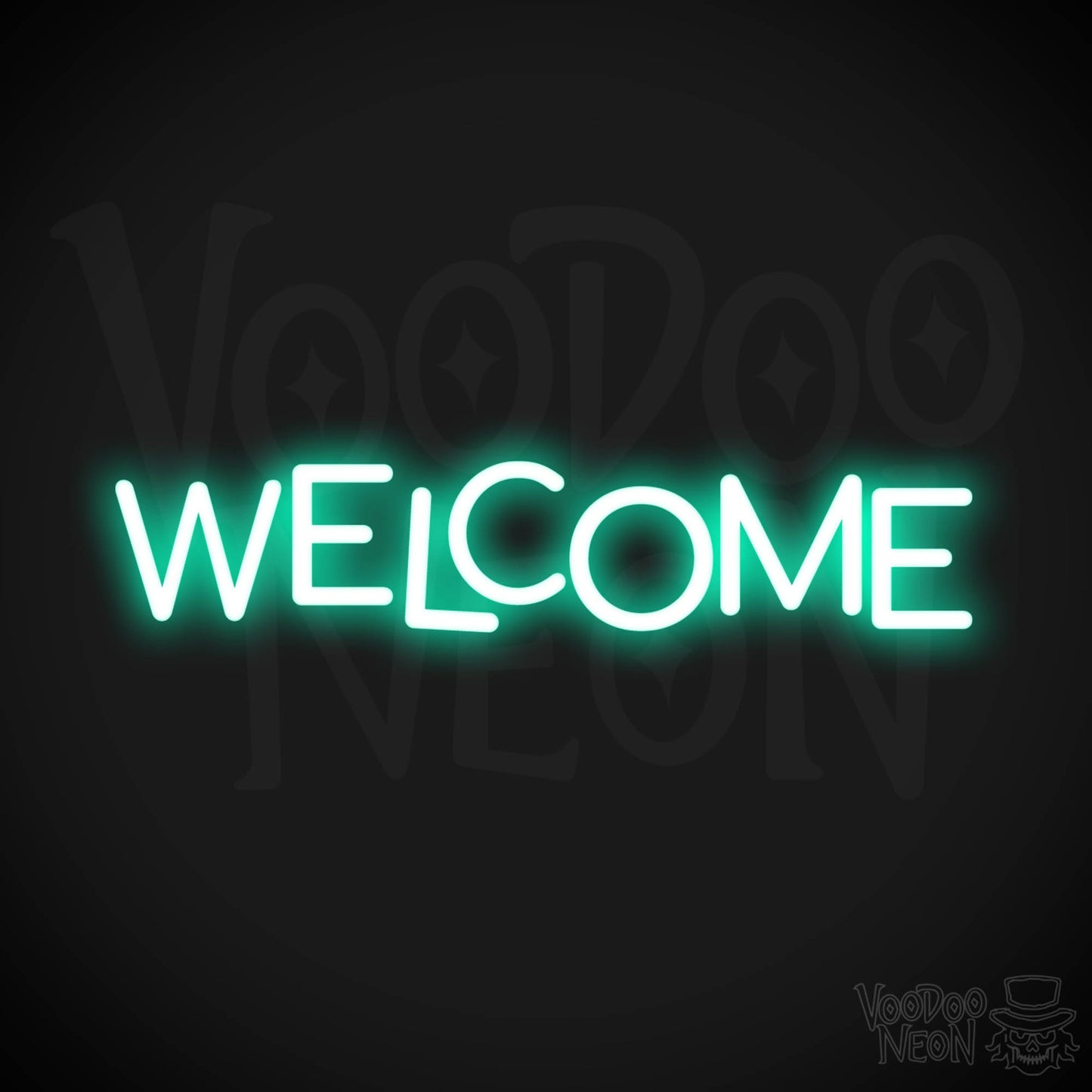 Welcome Neon Sign - Neon Welcome Sign - LED Sign - Color Light Green