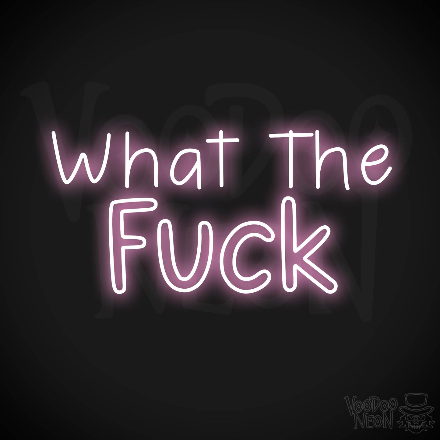 What The Fuck LED Neon - Light Pink