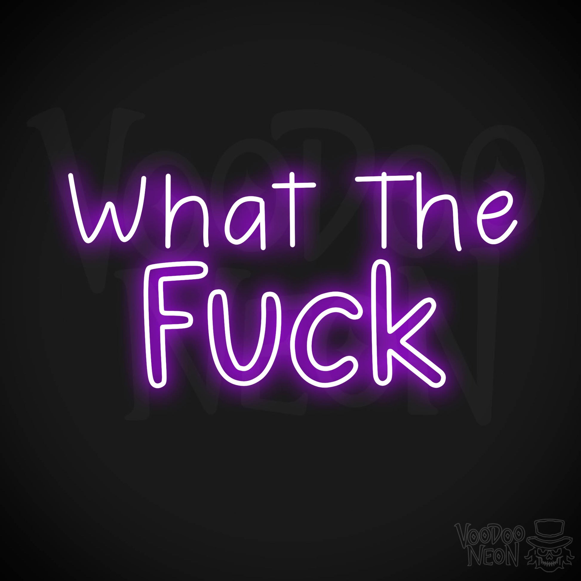 What The Fuck LED Neon - Purple