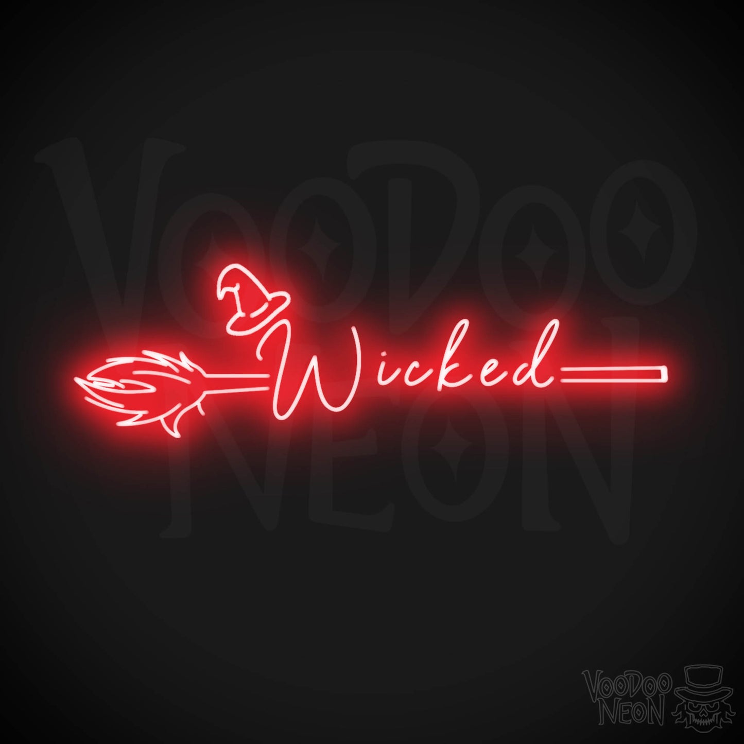 Wicked Neon Sign - Neon Wicked Sign - LED Wall Art - Color Red