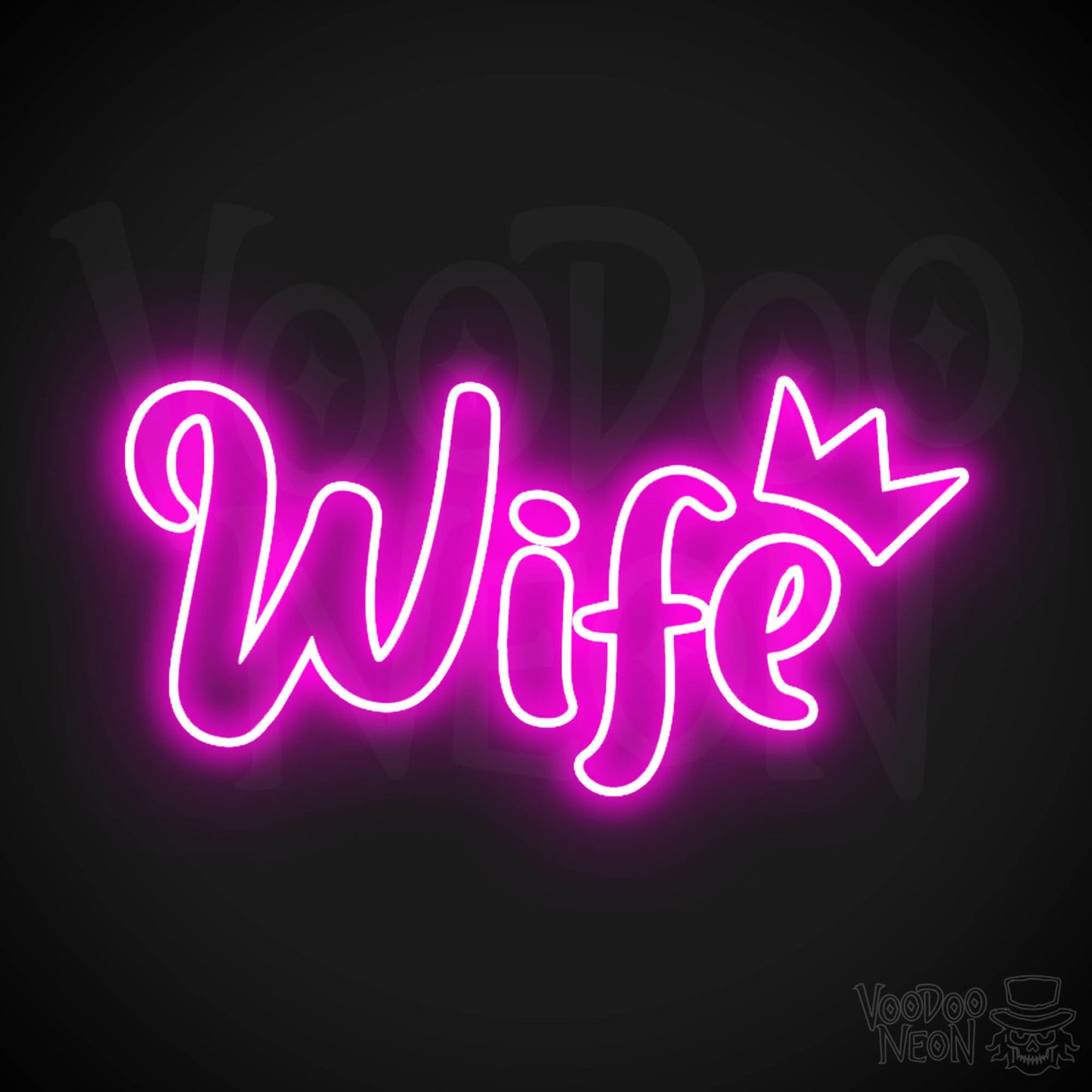 Wife Neon Sign - Neon Wife Sign - Color Pink