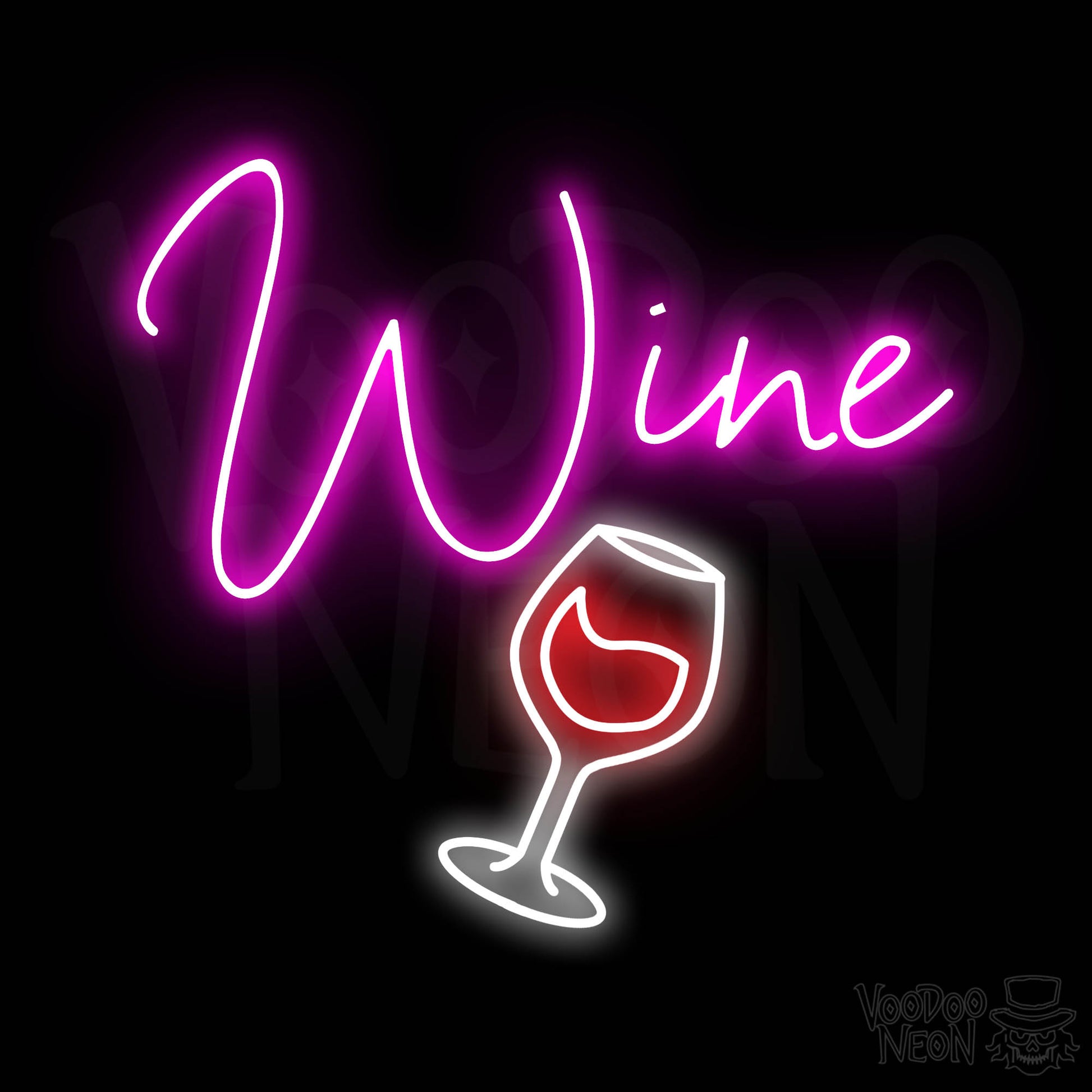 Wine Neon Sign - Multi-Color