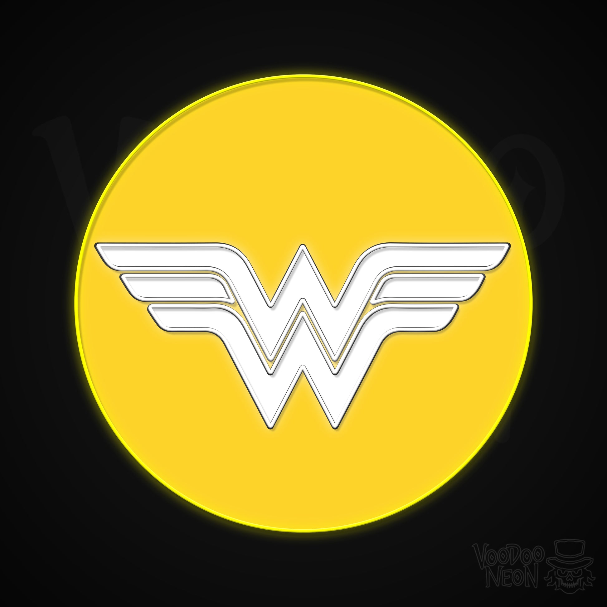 Wonder Woman Neon Sign - Multi-Color