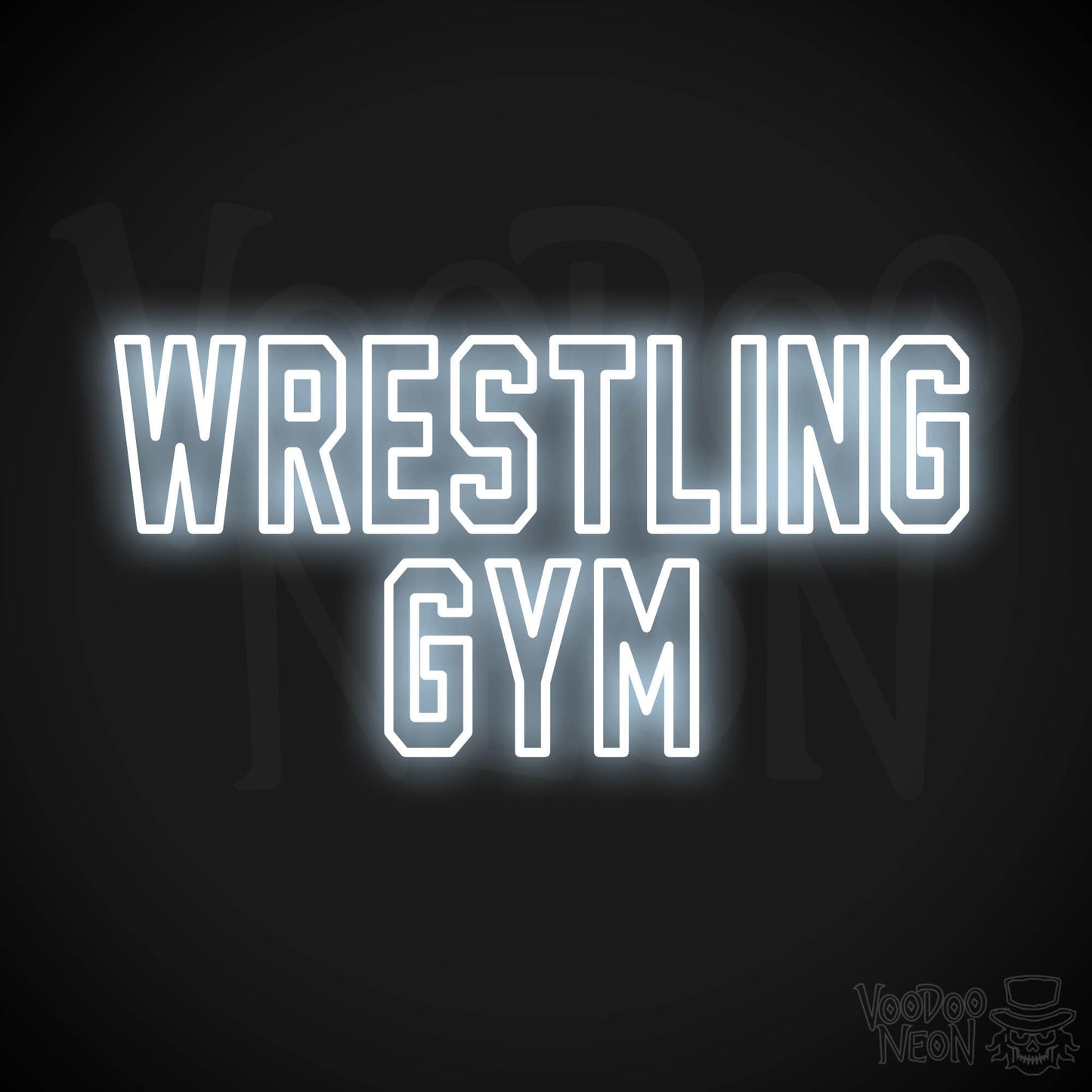 Wrestling Gym LED Neon - Cool White