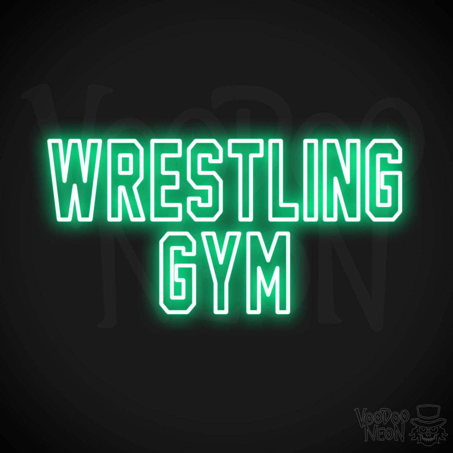 Wrestling Gym LED Neon - Green