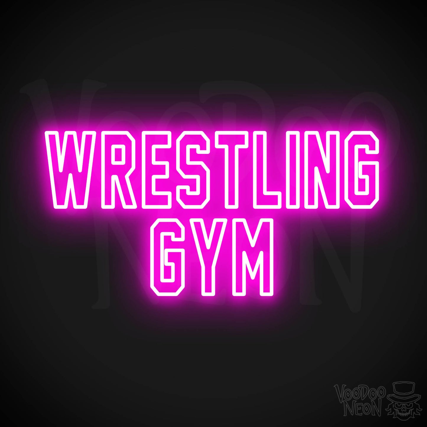Wrestling Gym LED Neon - Pink