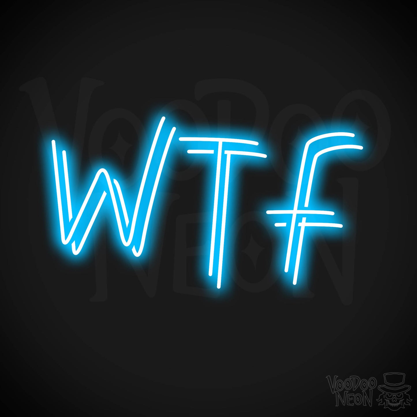 WTF LED Neon - Dark Blue