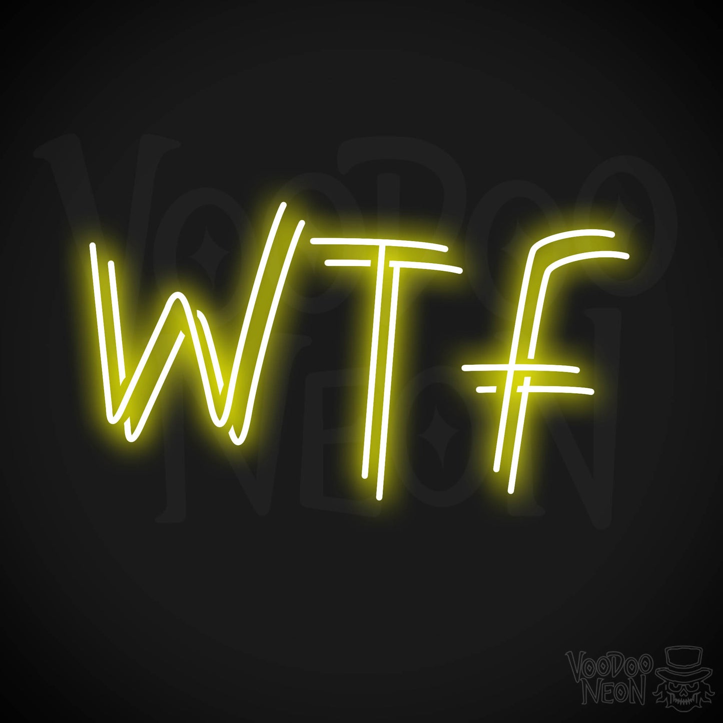 WTF LED Neon - Yellow