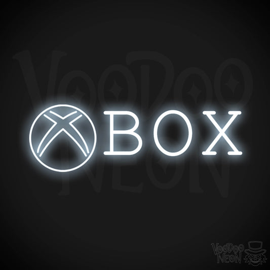 XBOX Neon Sign - Neon XBOX Sign - XBOX Decor - Color Cool White