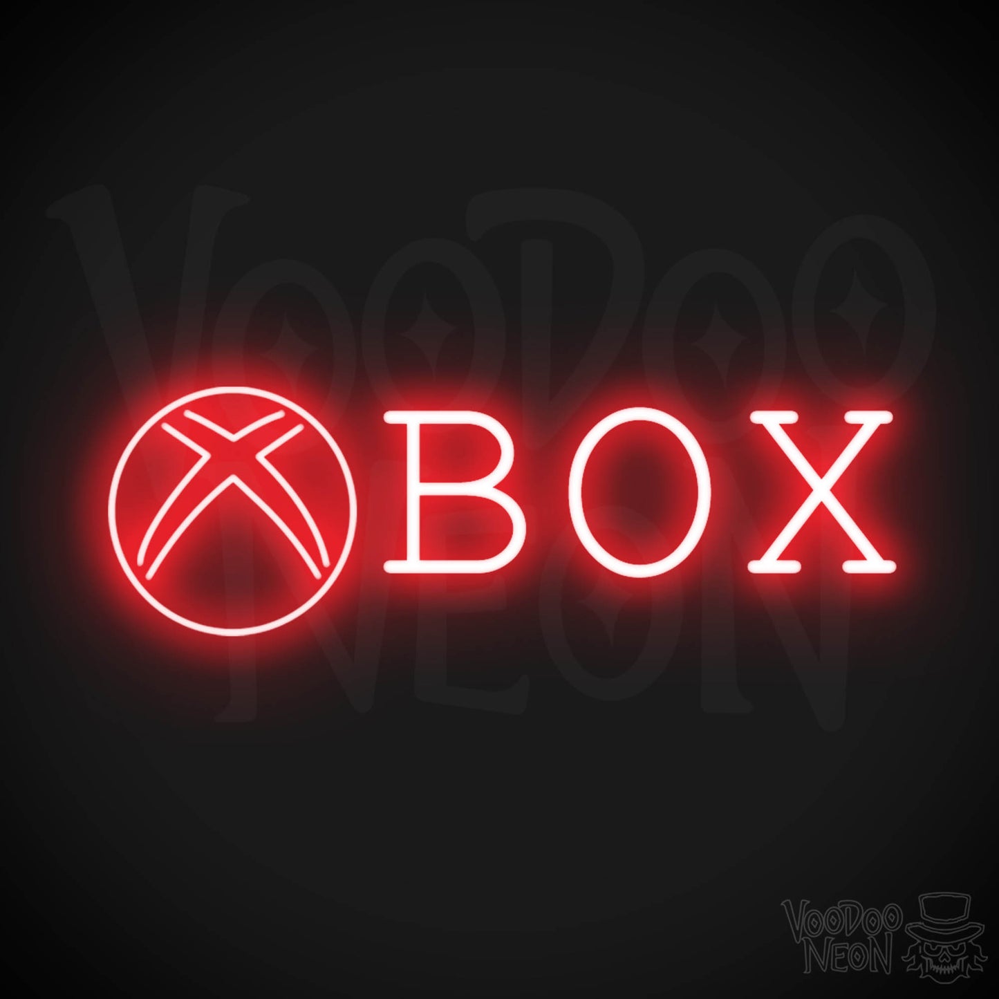 XBOX Neon Sign - Neon XBOX Sign - XBOX Decor - Color Red