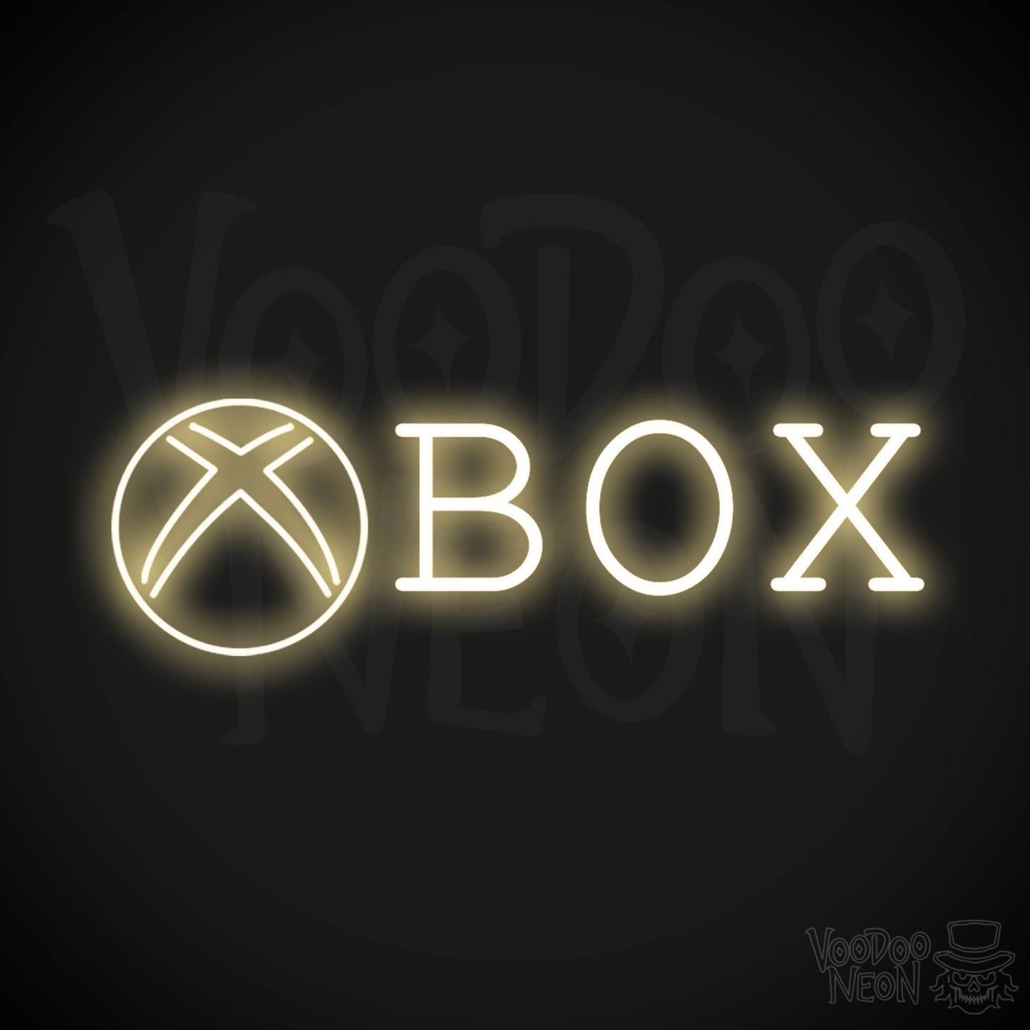 XBOX Neon Sign - Neon XBOX Sign - XBOX Decor - Color Warm White