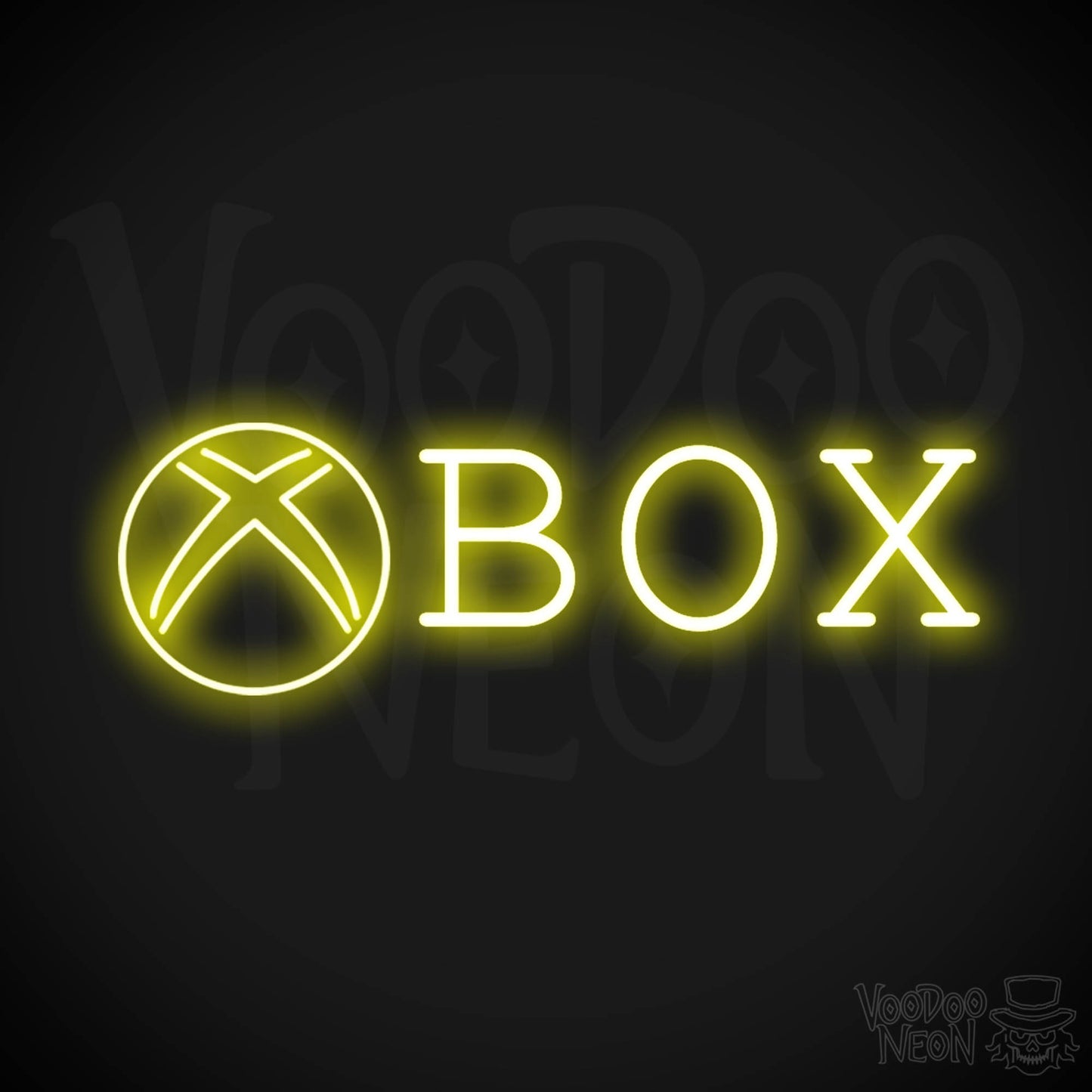 XBOX Neon Sign - Neon XBOX Sign - XBOX Decor - Color Yellow