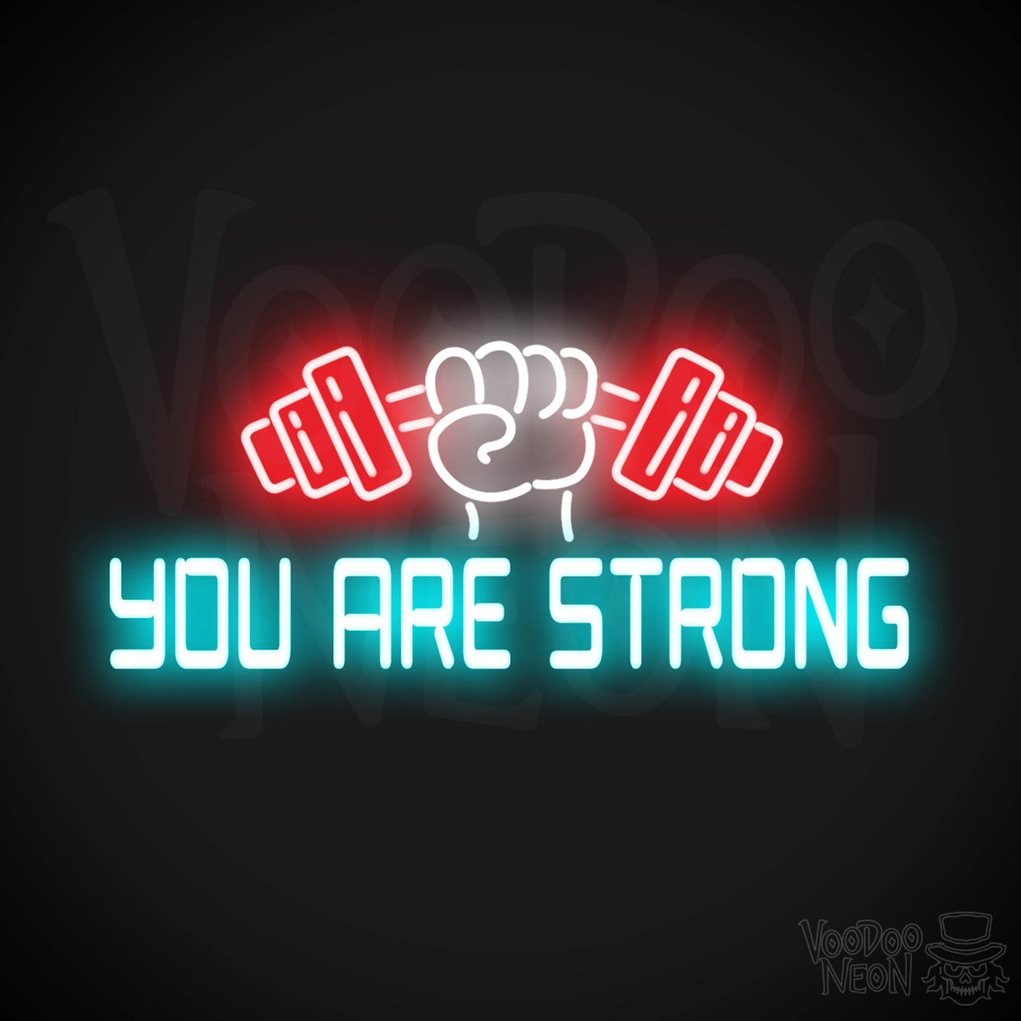 You Are Strong Neon Sign - Neon You Are Strong Sign - Color Multi-Color