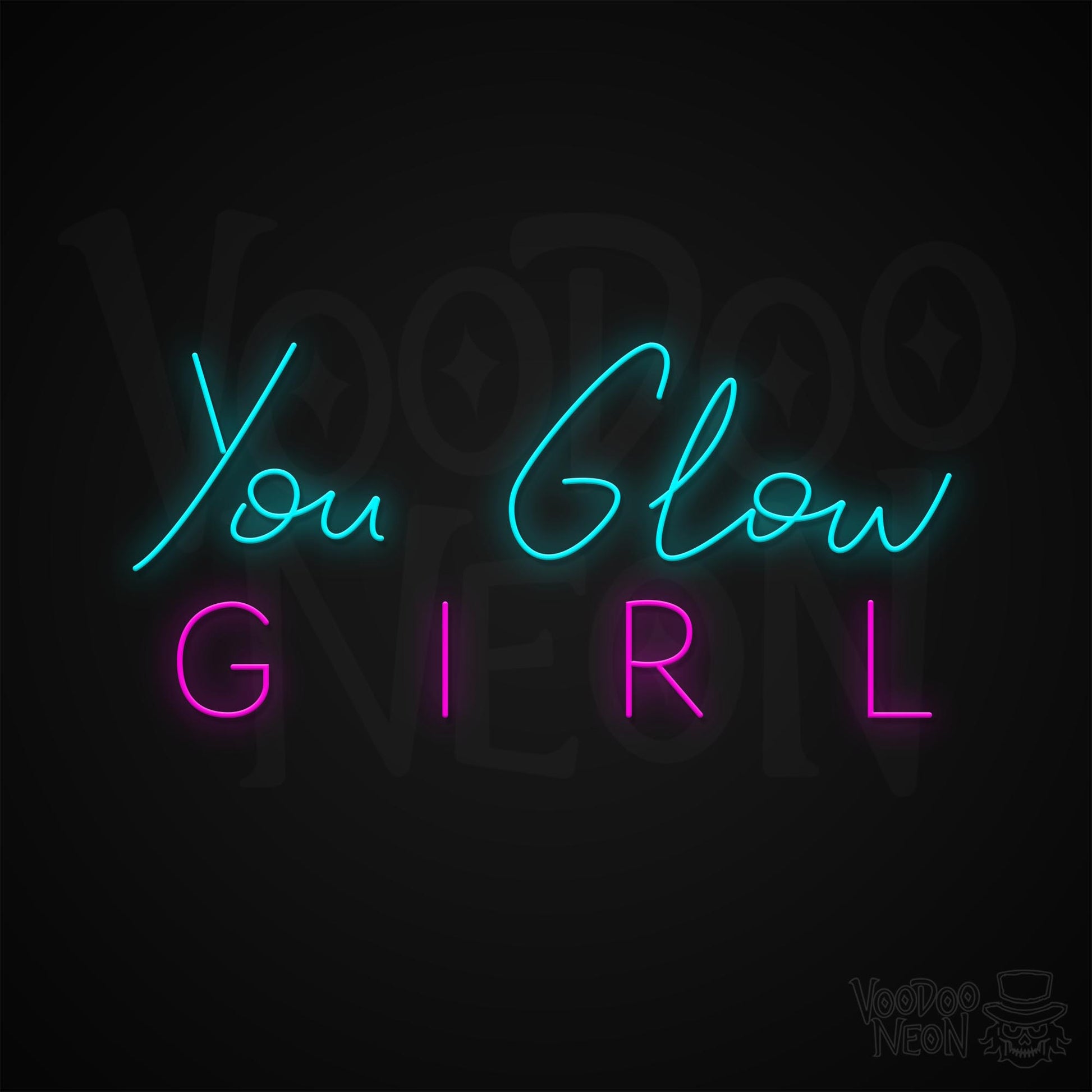 You Glow Girl Neon Sign - Multi-Color